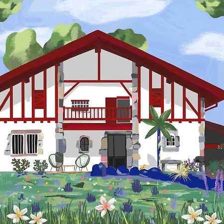 Maison D'Hotes Villa Xaran Erdian Espelette Exterior foto